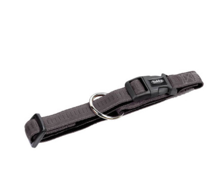 Nobby Ошейник для собак Soft Grip L-XL 2,5×50‑65 см серый