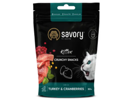 Savory Лакомства для котят Kitten Индейка и клюква 50 г