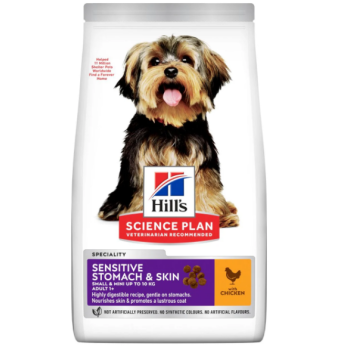 Hill’s SP Сухой корм для собак Sensitive Stomach&Skin Adult Small&Mini Курица 6 кг