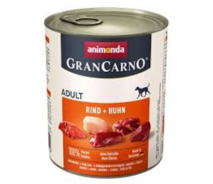 Animonda GranCarno Adult Консерва для собак с говядиной и курицей 800 г