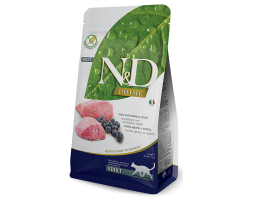 Farmina N&D Prime Grain Free Adult Сухой корм для котов Ягненок и черника 1,5 кг
