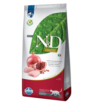 Farmina N&D Prime Grain Free Adult Сухой корм для котов Курица с гранатом 10 кг