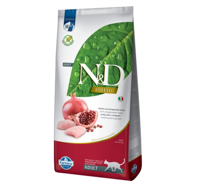 Farmina N&D Prime Grain Free Adult Сухой корм для котов Курица с гранатом 10 кг