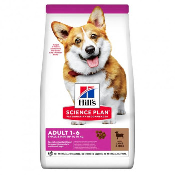 Hill’s SP Сухой корм для собак Adult Small&Mini Ягнёнок и рис 6 кг