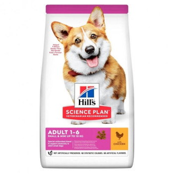 Hill’s SP Сухой корм для собак Adult Small&Mini Курица 6 кг