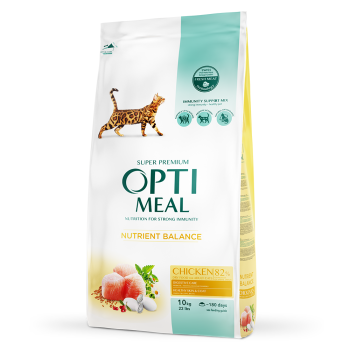 Optimeal Сухой корм для котов Курица 10 кг