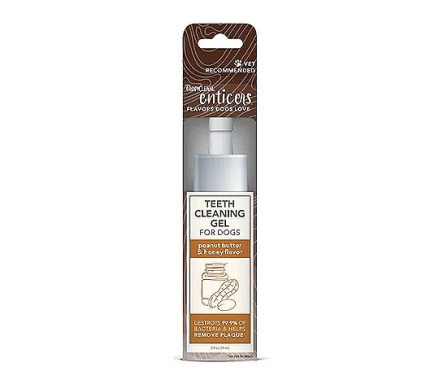 TropiClean Enticers Гель для собак для ухода за ротовой полостью арахисовое масло и мед 59 мл