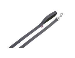 Nobby Повідець для собак Soft Grip S 15х120 см сірий