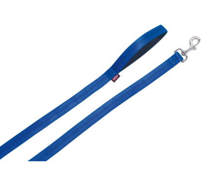 Nobby Поводок для собак Soft Grip M-L 2х120 см синий