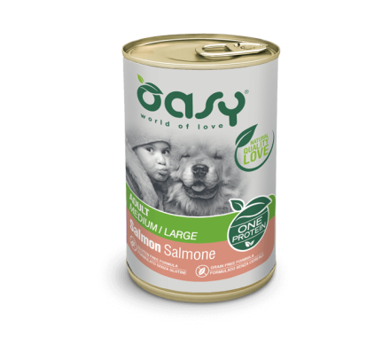 Oasy Консерва для собак Oap Medium/Large Breed Лосось 400 г