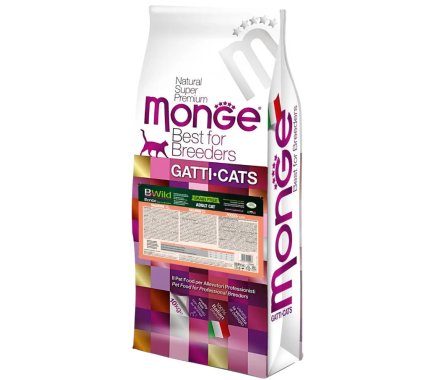 Monge Сухой корм для котов Bwild Grain Free Лосось 10 кг