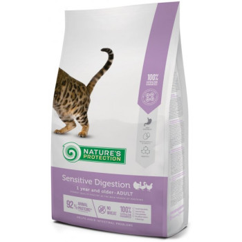 Natures Protection Сухой корм для котов Sensitive Digestion Adult Птица 2 кг