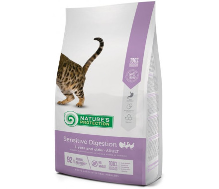 Natures Protection Сухой корм для котов Sensitive Digestion Adult Птица 2 кг