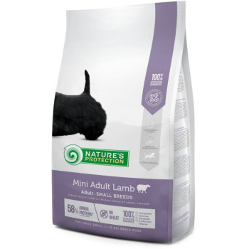 Nature\'s Protection Сухой корм для собак Mini Adult Small breeds Ягненок 2 кг