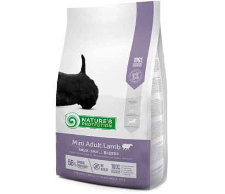 Nature\'s Protection Сухой корм для собак Mini Adult Small breeds Ягненок 2 кг