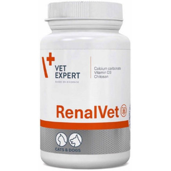 VetExpert RenalVet Харчова добавка для собак та котів з хронічною нирковою недостатністю 60 шт