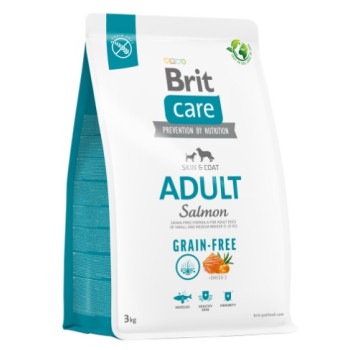Brit Care Grain‑free Adult Сухой корм для собак всех пород Лосось 3 кг