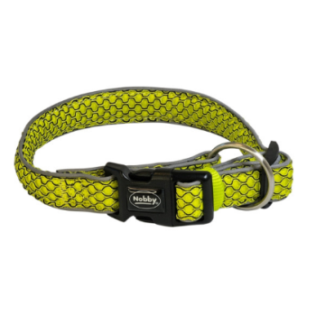 Nobby Ошейник для собак Mesh Air L-LX 3,2х50-65 см жёлтый