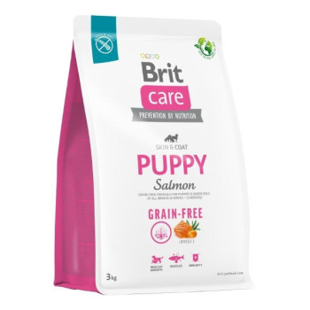 Brit Care Grain‑free Puppy Сухой корм для щенков с лососем 3 кг