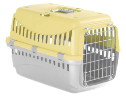 MP Bergamo Gipsy 1 Переноска для котов S Yellow с металлическими дверцами 46х31х32 см