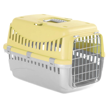 MP Bergamo Gipsy 1 Переноска для котов S Yellow с металлическими дверцами 46х31х32 см