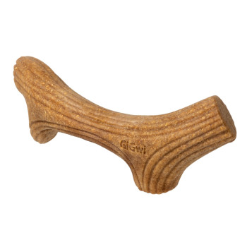 GiGwi Wooden Antler Іграшка для собак Ріг жувальний дерево полімер L 24 см