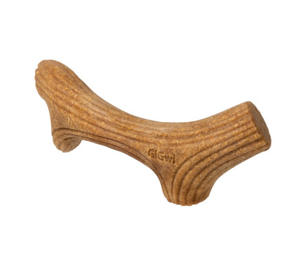 GiGwi Wooden Antler Іграшка для собак Ріг жувальний дерево полімер L 24 см