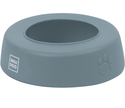 Waudog Silicone Миска-непроливайка для собак 1 л серая