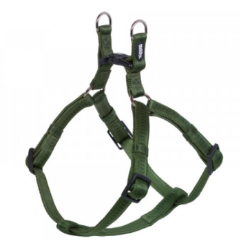 Nobby Шлея для собак Soft Grip M-L 2х50-72 см темно-зелена
