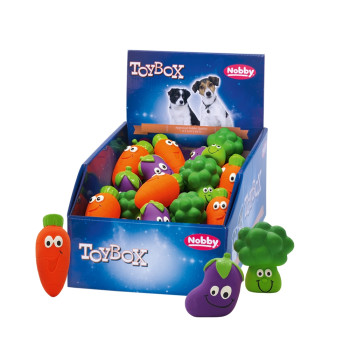 Nobby toy for dogs vegetables latex 6.5-9 cm