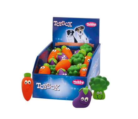 Nobby toy for dogs vegetables latex 6.5-9 cm