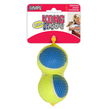 Kong Ultra Squeak toy for Dog Tennis Balls with squeak l 2 pcs