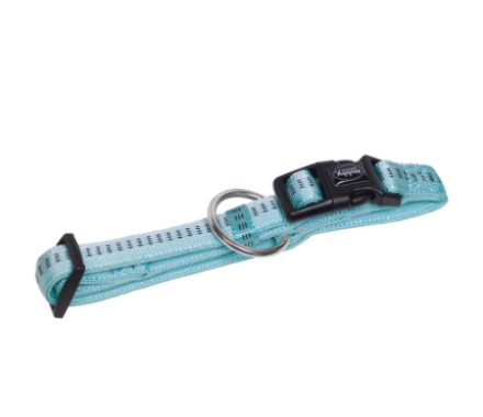 Nobby Ошейник для собак Soft Grip S-M 2×30‑45 см мятный