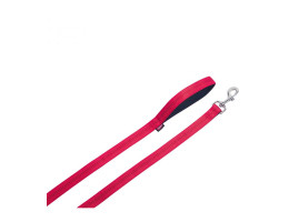 Nobby Поводок для собак Soft Grip M-L 2х120 см красный
