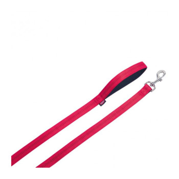 Nobby Поводок для собак Soft Grip M-L 2х120 см красный