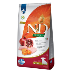 Farmina N&D Grain Free Puppy Mini Сухой корм для щенков Тыква, Курица с гранатом 7 кг
