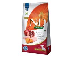 Farmina N&D Grain Free Puppy Mini Сухой корм для щенков Тыква, Курица с гранатом 7 кг