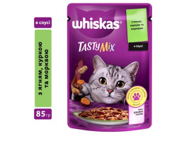 Whiskas Tasty Mix Вологий корм для котів Ягня Курка Морква в соусі 85 г