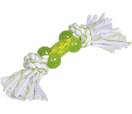 Nobby toy for dog tprs bone with a lace with a mint aroma of salad 27 cm