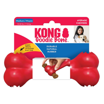 Kong Goodie Bone toy for dogs bone for treats m red