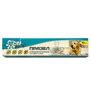 Petoni planet Празел Суспензія антигільмінтна для котів та собак 10 мл