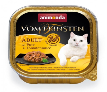 Animonda Vom Feinsten Adult Консерва для котов с индейкой в томатном соусе 100 г