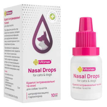 Vitomax Краплі для собак та котів очні Nasal Drops 10 мл