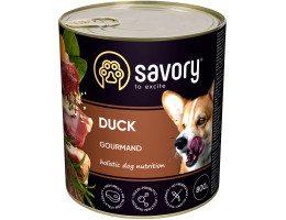 Savory Консерва для собак Качка 800 г
