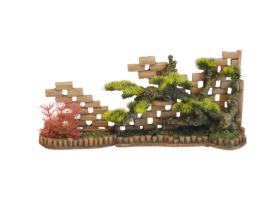 Nobby Декорація в акваріум Стіна з рослинами 35x8x15,5 см