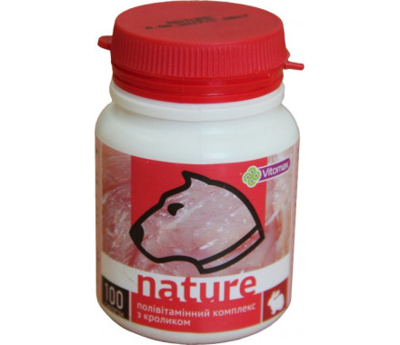 Vitomax Nature Вітаміни для собак Кролик 100 табл
