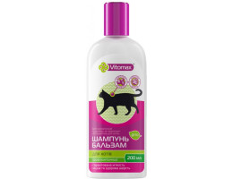 Vitomax Фітошампунь-бальзам для котів профілактичний 200 мл