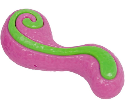 Nobby toy for dog bone tpr 14 cm pink-salatov