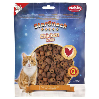 Nobby StarSnack Лакомства для котов Chicken Rolls Курица 180 г