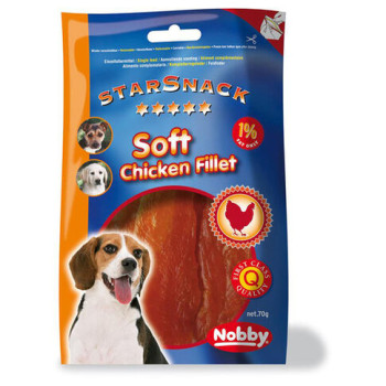 Nobby StarSnack Лакомства для собак Soft Fillet куриное 70 г